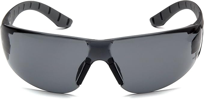 Pyramex Endeavor Plus Safety Glass Black/Gray Frame With Foam Padding Clear H2MAX Anti-fog Lens
