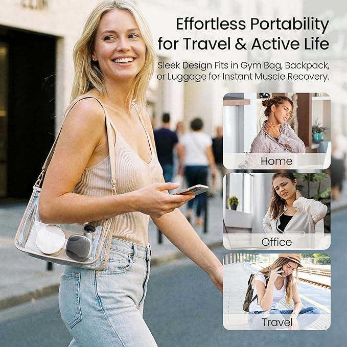 Pocket Mini Massage Gun for Women Design – 4-Speed Portable Handheld Electric Massager for Head, Face & Neck, Pain Relief, Relaxation and Recovery