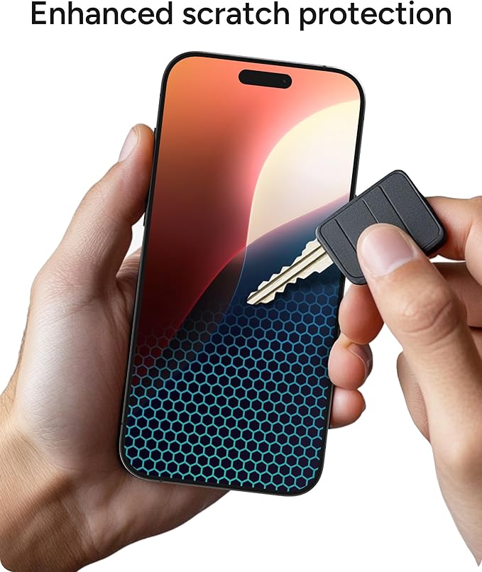 ZAGG XTR4 Screen Protector for iPhone 16 Pro Max - 11x Stronger Tempered Glass, Blue Light Filtration, Anti-Reflective Technology, Graphene Reinforced, InvisibleShield, Easy Dust-Free Installation | 11x Stronger, Tempered Glass, Graphene Reinforced, In...
