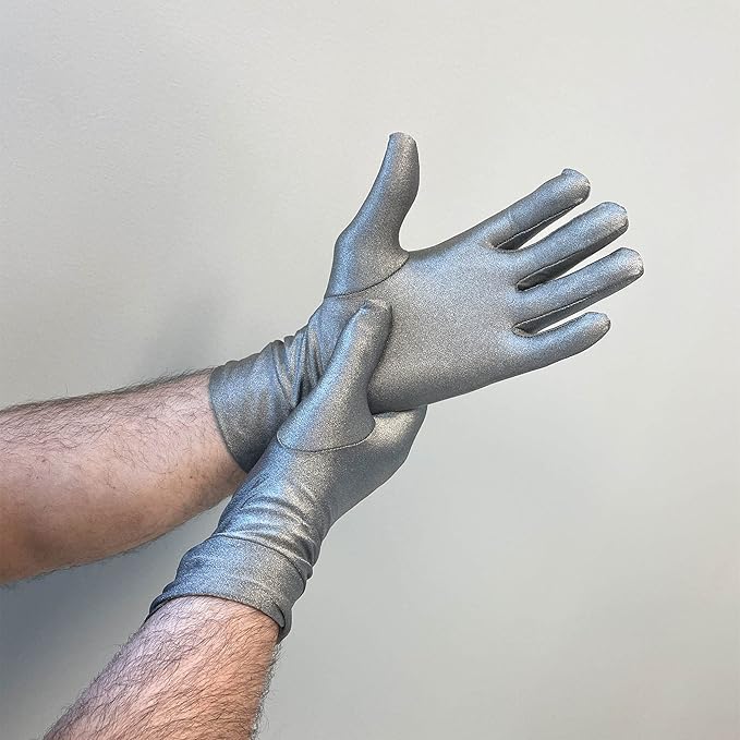 EMF Gloves - Safe Clothing Shielding - Silver coated Fabric, Unissex