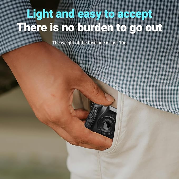 Mini Keychain Camera, FHD 1080p 8MP Mini Digital Camera with 32GB SD Card, 0.96" HD Display, 100 Mins Battery Life for Travel Recording Birthday Gifts (Nostalgia, Dark)