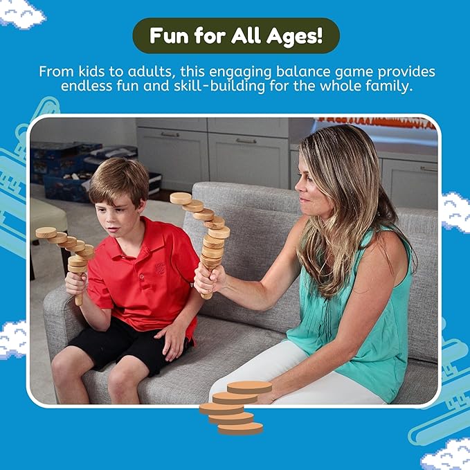 TrueBalance Sensory Balance Toy for Kids Ages 4+ | Fidget Toy for Focus, Coordination & Motor Skills | Encourages Creative Play & Patience