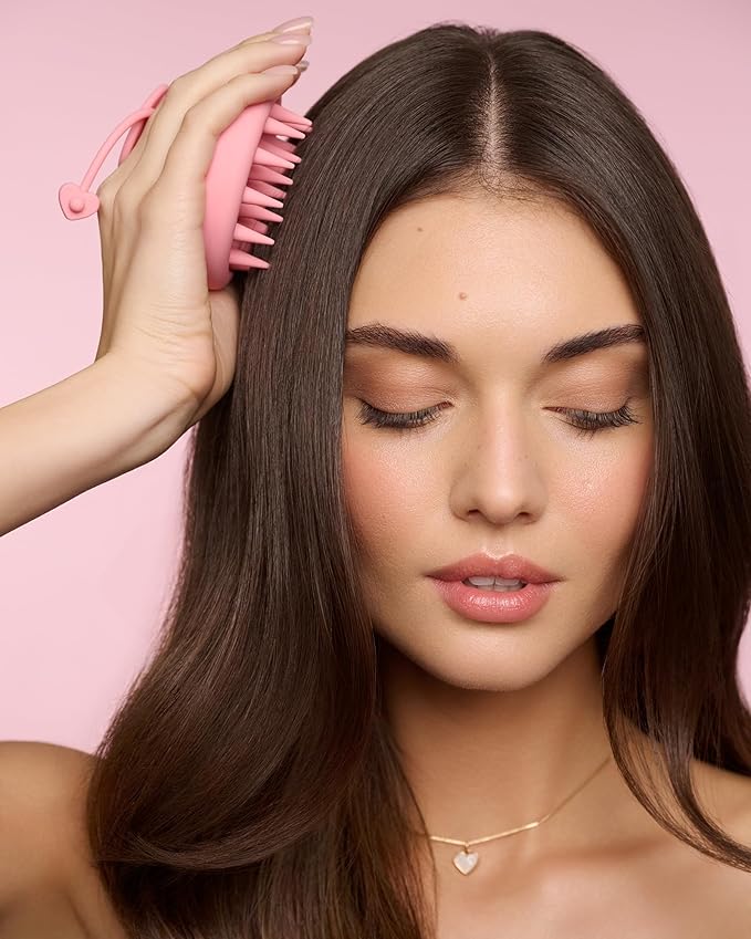 COCOSOLIS Grow Scalp Massager for Hair Growth | Soft Silicone Manual Brush for Scalp & Head Massage | Scalp Massager Hair Growth, Exfoliates & Boosts Circulation | for All Hair Types