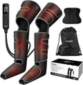 FIT KING Full Leg Massager with Heat, Air Compression Massager for Foot Calf & Thigh Muscle Relaxation and Recovery, Helpful for Pain Relief,Swelling, Edema and RLS