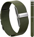 Nylon Strap Compatible with Hume Band - Soft Woven Breathable Replacement Strap Bands for Hume Health Band - 24/7 Wear, Adjustable Sport Wristband - Metal Buckle & Loop Closure for Secure