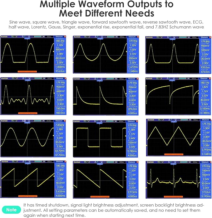 Schumann Resonance Generator 7.83Hz, Adjustable Frequency Healing Device 0.001Hz-200kHz, Pure Sine Wave Frequency Generator Sound Therapy Machine for Deep Sleep, Anxiety Relief, Yoga & Meditation
