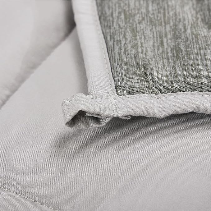 Weighted Blanket Queen Size 10 Pounds, Cooling Blanket for Adult Hot Sleepers, Soft Bed Blanket Universal to All Seasons, 60''x80'' 10 LBS, Grey