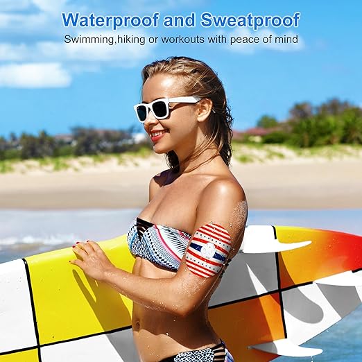 Dexcom G7 Overpatches 6PCS Waterproof Adhesive Patch for CGM Sensors Hypoallergenic, Breathable & Extended Wear Secure Medical Grade Tape for Diabetes Glucose Monitor