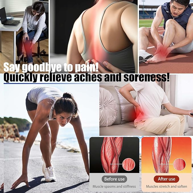 16 Head Massage Gun Deep Tissue, High Power Percussion Massager with 9 Styles & Levels, Uiet Muscle Massage Gun for Back, Shoulders, Legs, Foot, Body Muscle Pain Relief