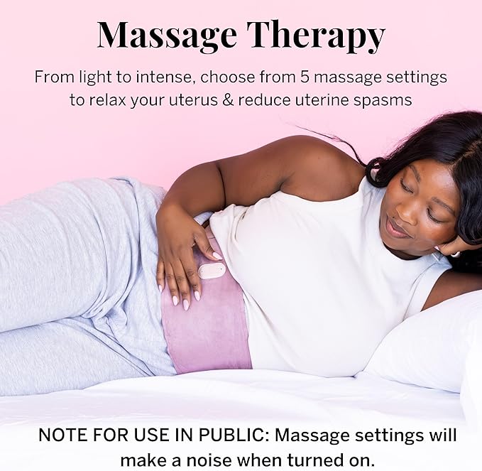 Pixie Period Heating Pad for Cramps - Thinnest Wearable Heating Pad for Feminine Care - Unnoticeable Under Clothes - Best Portable Pain Relief Heat Belt On The Market - Hours of Menstrual Pain Relief