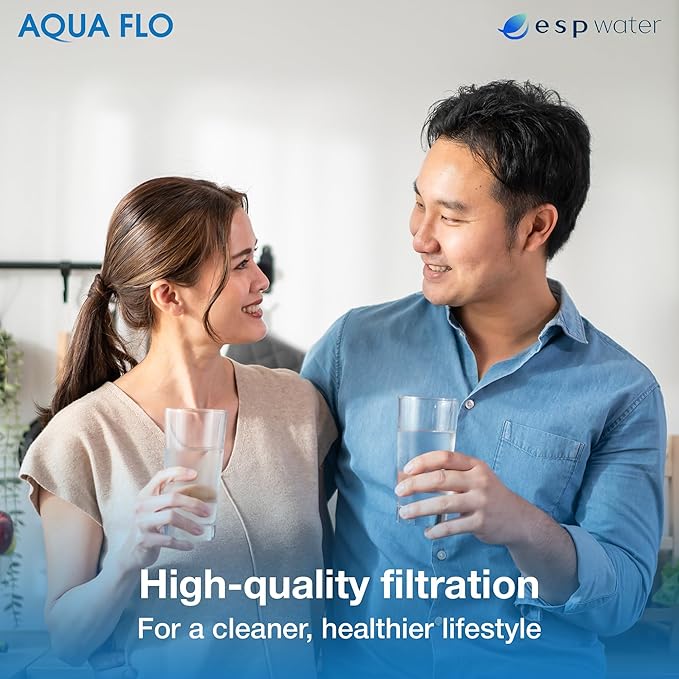Genuine Aqua Flo Platinum QCRO RO Filter Kit with 50 GPD Membrane and Cartridges | 4-Stage Filtration, Easy Install, Contaminant Reduction, Improved Taste, Cost-Effective Water Solution