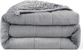 Ultra-Soft Weighted Blanket 20 lbs for Adults, Plush Sherpa Fleece Reversible Weighted Throw Comfort for Relaxation & Cozy Evenings, Hug-Like Security, Evenly Distributed, W60 x L80, Grey