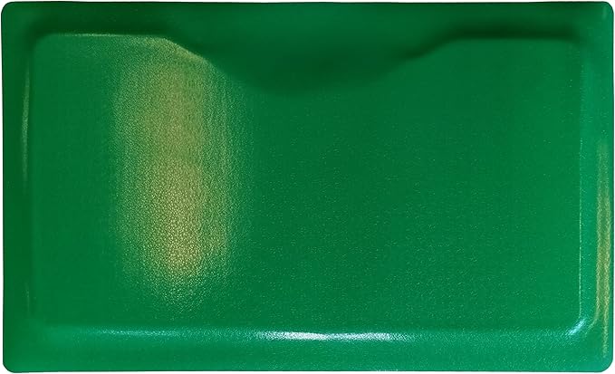 Rhino Mats, Rhino Hide Salon Mat, Non-Slip Standing Cushioned Comfort Anti-Fatigue Mat for Salon, Barbershop, or Spa (Green Rectangle, 3' x 5' x 7/8")