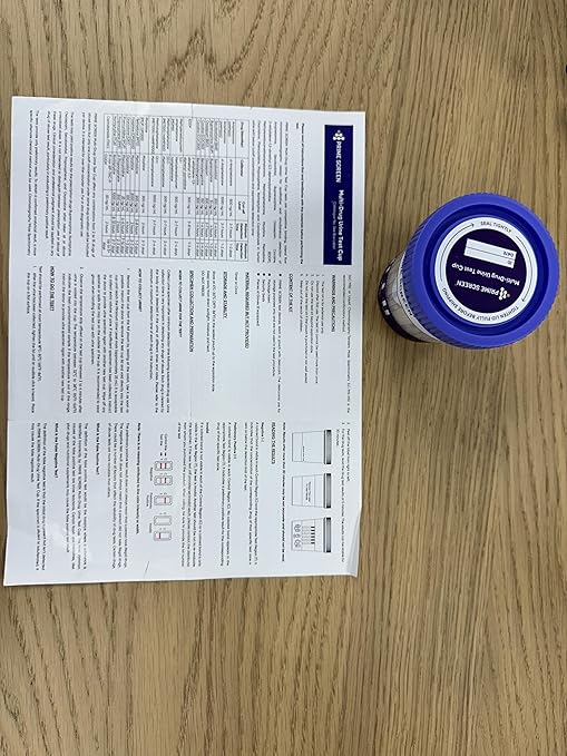 Prime Screen 12 Panel Drug Test Kit - Instant Urine Testing Marijuana(THC),AMP,BAR,BZO,COC,mAMP,MDMA,MOP/OPI 300 Cut-Off Level,MTD,OXY,PCP,TCA -TDOA-7125 [5 Pack]