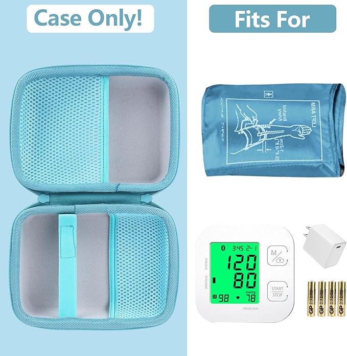 Hard Case Replacement for iHealth Track Smart Upper Arm Blood Pressure Monitor
