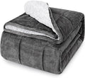 yescool Weighted Blanket for Adults (15 lbs, 60" x 80", Medium Gray) Heavy Blanket for Sleeping Perfect for 140-160 lbs, Queen Size Breathable Blanket with Premium Glass Bead, Machine Washable