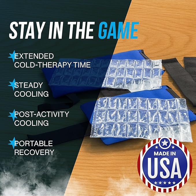 Pro Ice Insert Set for PI-220 - Ice Pack for Youth Shoulder & Elbow Ice Therapy Wrap - Reusable Ice Packs for Injuries - Durable and Effective Ice Packs for Targeted Relief