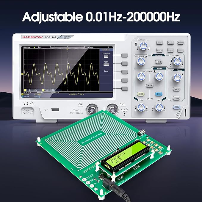 Adjustable Schumann Resonance Generator (0.01Hz-200KHz) I Frequency Generator for Meditation. Frequency Experiments. USB Powered