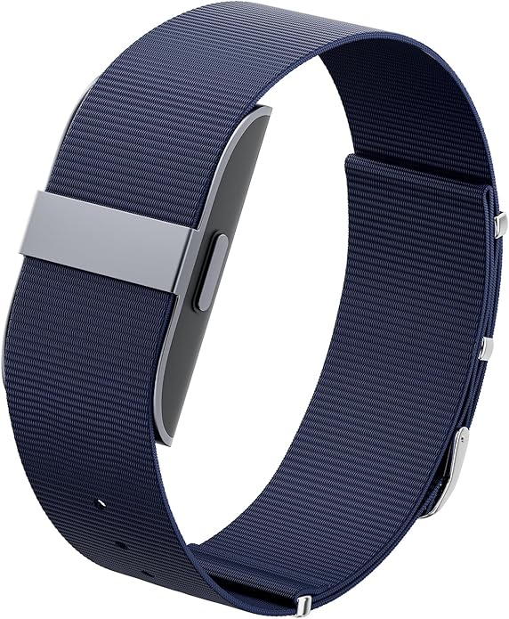 Nylon Replacement Strap Compatible with Hume Band - Breathable & Sweatproof Sport Loop for Hume Health Band - Metal Buckle & Loop Closure for Secure - Adjustable Wristband Strap for Fitness Tracker