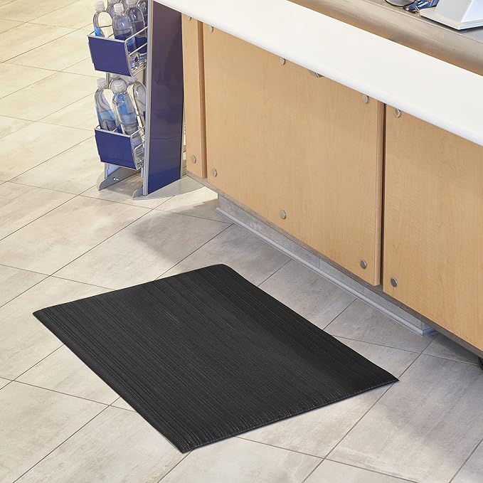 Consolidated Plastics Softstep & Ultra Sponge Anti-Fatigue Floor Mat, Thick Heavy Duty Commercial Grade Support for Leg and Back Pain, Ergonomic Standing Comfort (3' x 5' – 5/8" Thick)