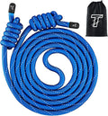Flow Rope Exercise Jump Rope For Fitness, Working Out, Flow with 9 Ft Adjustable Double Woven Workout Rope For Men, Women, Beginners' Training – Indoor & Outdoor Cardio