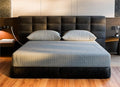 Grounding Sheets Queen, 95% Organic Cotton + 5% Pure Silver Fiber, Bed Grounding Sheets for Healthy Sleep Therapy, Grounded Sheets with Grounded Cord Kit [60"x 80"x 16" Gray] (Queen)