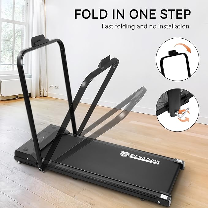 Treadmill Under Desk Walking pad with Incline, Walking Treadmill with Handle bar, Treadmills for Home Small with Remote Control, Pre-Assembled