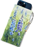 EMF Shield Sleeve for Cell Phone Reduce Signal Anti-EMP Pouch Against Radiation, EMF, 5G, RFID Blocking 4x8 Inch Lavender Phone Sleeve Bags