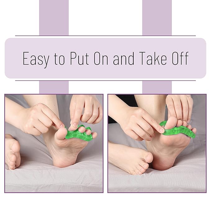 Dr. JK- ToePal Gel Toe Separator, 2 Pairs, Toe Spacers, Bunion Corrector