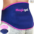 Magic Gel Ice Pack for Back Pain Relief | 2 Pack Reusable Lower Back Wrap for Hot or Cold Therapy | Relief for Lower Lumbar, Sciatic Nerve, Herniated or Degenerative Disc, Coccyx, Tailbone Pain