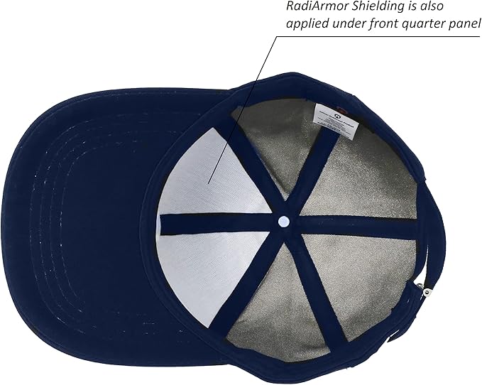 RadiArmor EMF Blocking Hat – Unisex Hat with EMF Blocking Liner That Blocks Over 99% of High Frequency RF Radiation