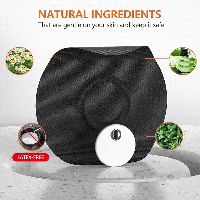 20pcs Sensor Covers for Libre 3 & Lingo Waterproof, Adhesive Patches for Lingo,Sweatproof CGM Protector,Lasts for 14 Days (Black, Libre 3)