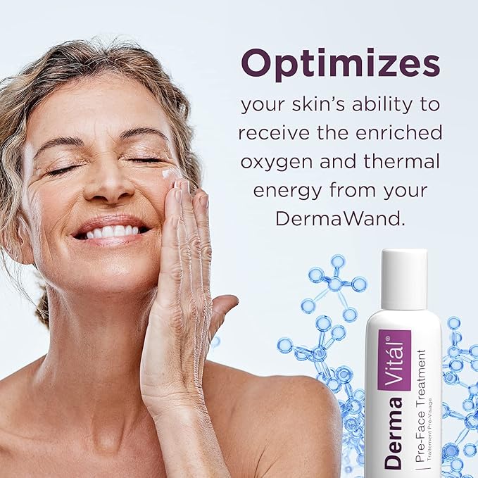 DermaVital Preface Treatment by DermaWand - Face Moisturizer Cream, Anti Aging Cream with Chamomile and Aloe, Reduce the Appearance of Wrinkles - 2 oz.