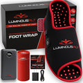 Red Light Therapy Foot Wrap – Infrared Device for Feet & Ankles Adjustable LED Light Wrap with Red & Near-Infrared LEDs (660nm & 850nm), 132 LEDs, Auto Shut-Off