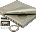 Faraday Fabric 43.3"x98" Faraday Cloth with 0.6''W Faraday Tape for DIY Faraday Cage,Military Grade Blocking Cloth for WiFi,Cell,Bluetooth,RFID,EMP Protection