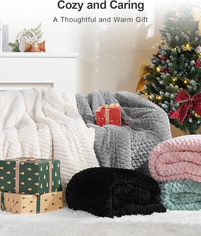 Super Fuzzy Soft Fleece Sherpa Weighted Blanket 15 lbs for Adults, 3D Imitation Turtle Shell Luxury Weighted Throw for Better Sleep, Dual Sided Cozy Heavy Blankets for Couch Bed, Orange, 60" x 80"