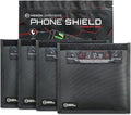 Mission Darkness Non-Window Faraday Bag for Phones (4-Pack) // Signal Blocking Bag Prevents Hacking Tracking Spying, Device Shielding for Law Enforcement Military Digital Forensics, EMP CME Protection
