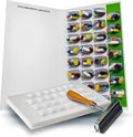 MECDY SureMed 31-Day Multi-Med Disposable Blister Card Starter Kit with 26 Cards & Blisters, Sealing Template and Roller