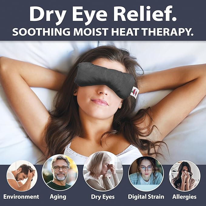 Core Products MicroBeads Eye Compress Moist Heat Therapy Pack - Gray
