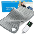 Electric Heating Pad for Back Pain Relief, Portable Heating Pad for Period Cramps Neck and Shoulder,Knee,Arms,Legs, Auto Shut Off Moist Heat Machine Washable Gift for Women Men 12x24
