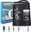 Universal XXL Blood Pressure Replacement Cuff - 9"-24" Wide-Range Fan-shaped Design, Better Fit for Big Large Arms, 6 Sizes of Connectors Compatible with Omron and Other Brands BP Monitors (Cuff Only)