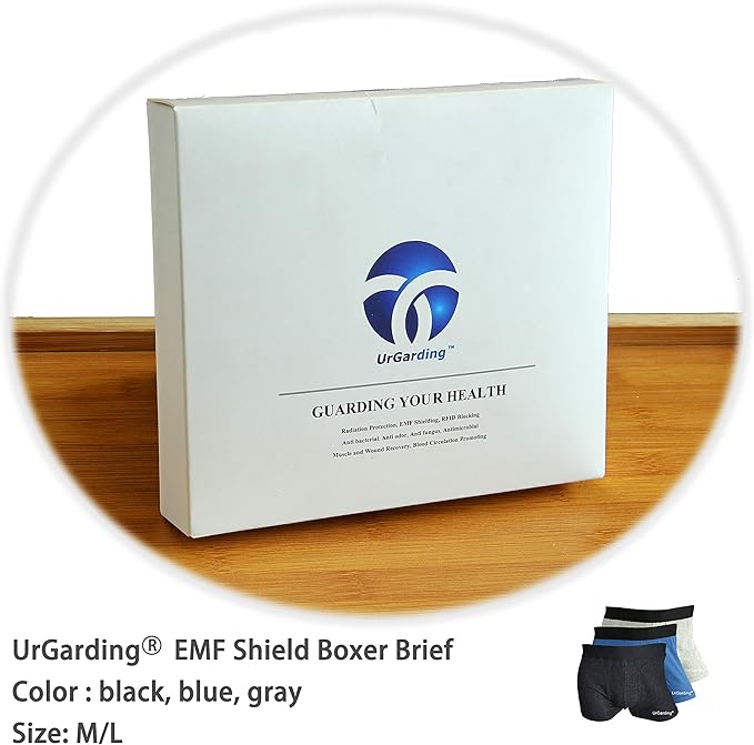 EMF shielding boxer brief, protect your pouch with radiation free underwear