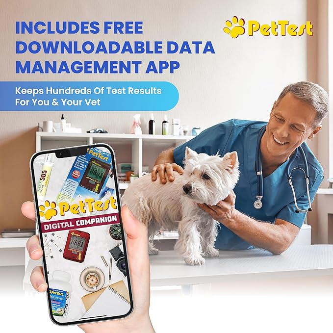 Pet Urine Test Strips Ketone Glucose Strips for Dogs and Cats Urinalysis (50 Strips) Monitoring and Avoid UTI by Advocate Pettest