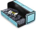 Aesthetic Pill Organizer 7 Day AM PM, Discreet 2 Times a Day Weekly Pill Box with Double Protection Shell, Large Capacity Portable Vitamin Case for Travel Meds & Medicine Organizer (Blue)