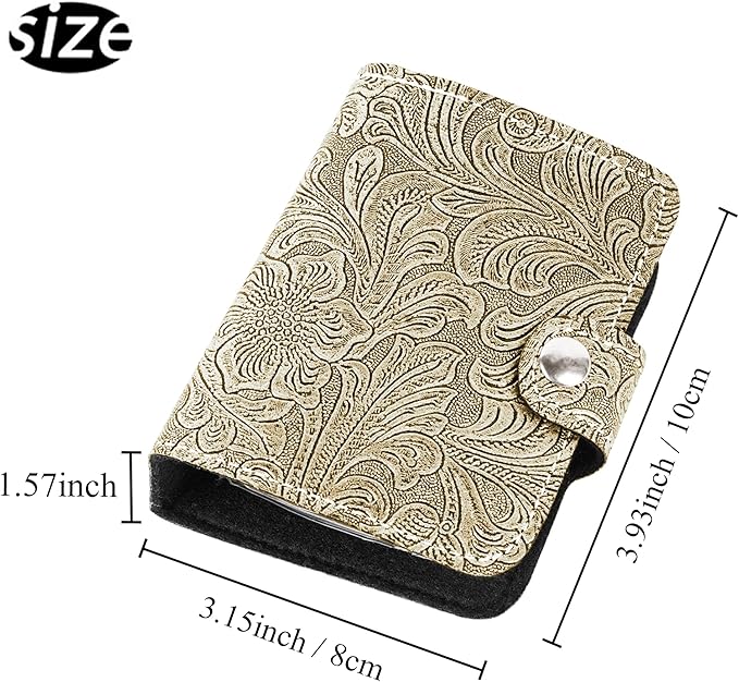 Hennaja Pill Organizer,Pill Pouches Clear Plastic Pill Bags Self Sealing Travel Medicine Organizer Storage(1-Carving Gold)
