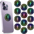 Zonon 18 Pieces Emf Stickers Emf Blocker for Cell Phone Radiation Equipment Neutralizers Devices Accessories for Laptops Computers(Futuristic)