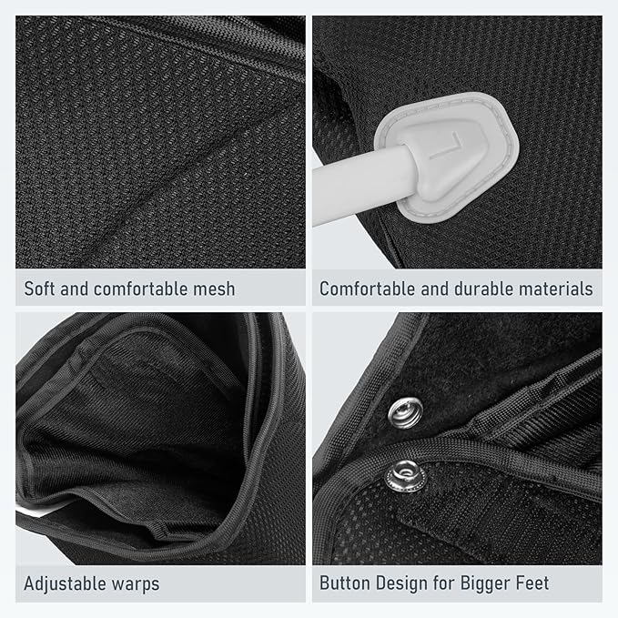 QUINEAR Leg Massager with Heat and Air Compression,Foot and Calf Massager for Circulation and Pain,Compression Boots with 3modes and 3 Intensities