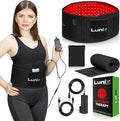 Lunix LX16 Red Light Therapy Belt, Near Infrared Light and Red Light Therapy to Improve Circulation, Relax Muscles, Black