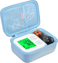 BOVKE Carrying Case for iHealth Track Smart Upper Arm Blood Pressure Monitor, iHealth Bluetooth Blood Pressure Machine Case, Blue