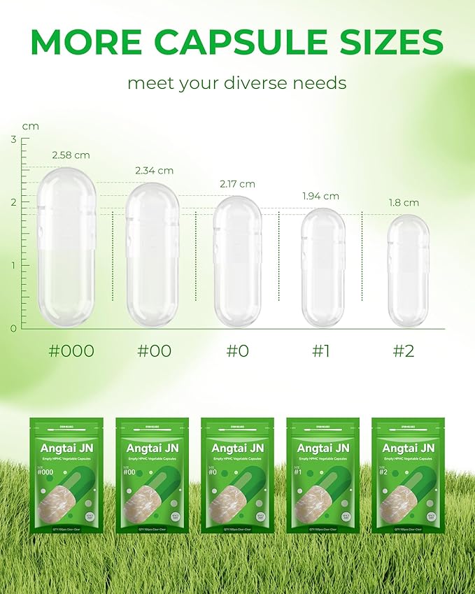 Vegan Empty Pill Capsules Size 2 Plant Based Clear (100 Count) Gluten Free, Non-GMO, Halal Certified Caps Filling Kit with 2 Spoons for Vegetarian DIY Your Own Supplements